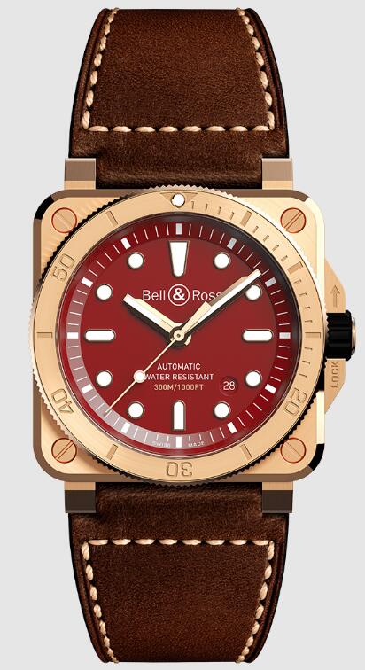 Bell & Ross BR 03-92 Diver Burgundy Bronze BR0392-D-RD-BR/SCA Replica Watch